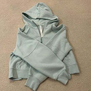 Lululemon Teal Scuba quarter zip